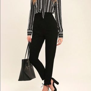 Lulu’s Ringmaster Black Trouser Pants